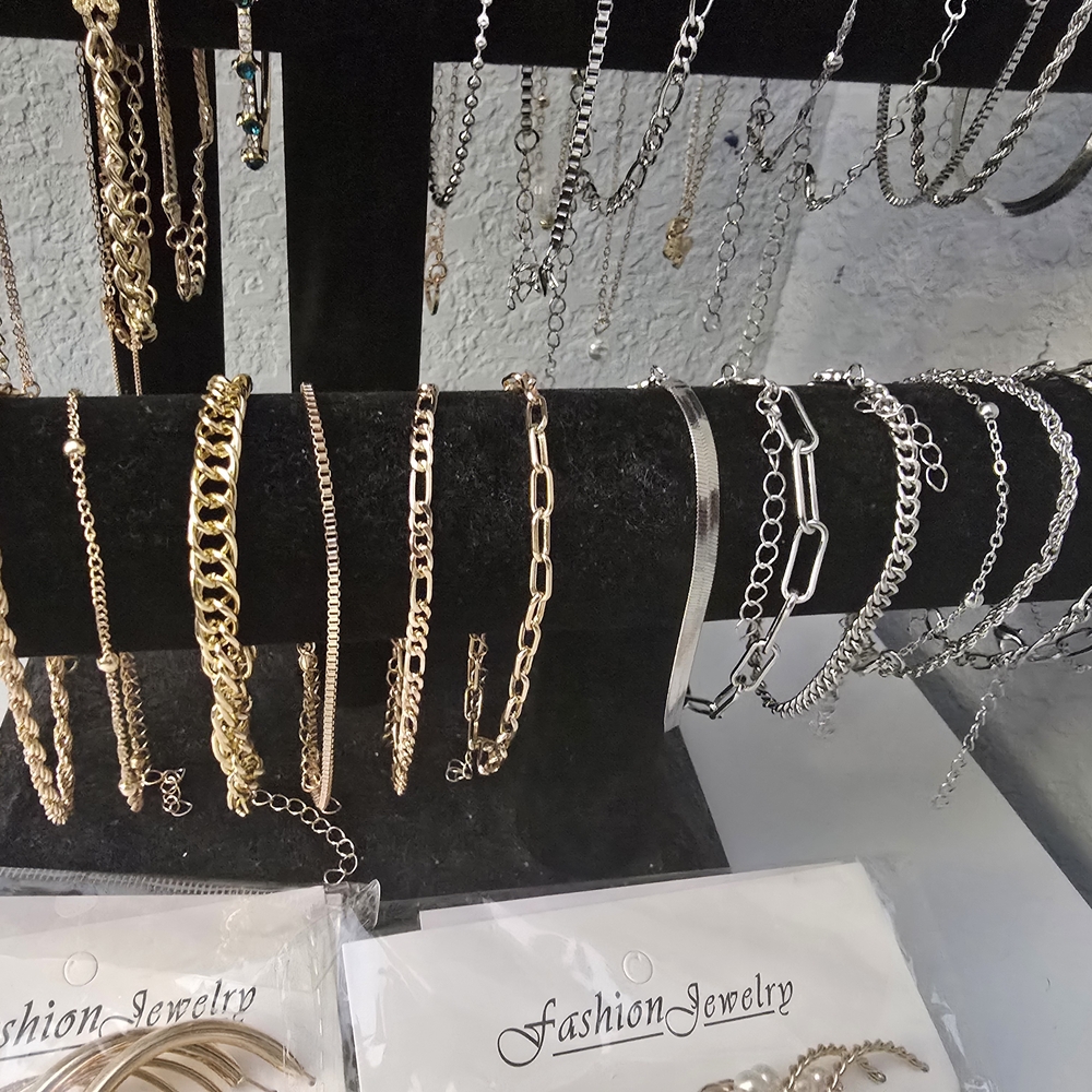 Elegant Gold and Silver Jewelry 50+pieces Of Necklaces Bracelets And Earrings - Picture 6 of 9